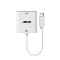 Lindy 43355 video kabel adapter USB Type-C VGA (D-Sub) Wit - thumbnail