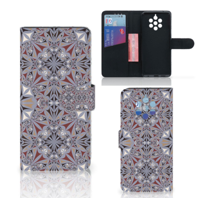 Nokia 9 PureView Bookcase Flower Tiles
