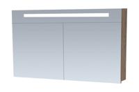 Sanituba Spiegelkast 2.0 120cm Donker eiken