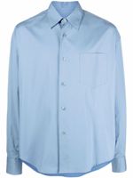 AMI Paris chemise boutonnée à poche poitrine - Bleu