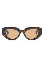 Gucci Eyewear lunettes de vue à effet écailles de tortue - Marron - thumbnail