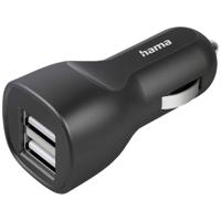 Hama USB-oplader 12 W Auto, Vrachtwagen Uitgangsstroom (max.) 2400 mA Aantal uitgangen: 2 x USB-A - thumbnail