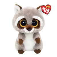 TY Beanie Boos Knuffel Wasbeer Oakie 15 cm - thumbnail