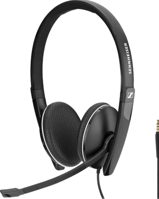 ADAPT SC 165 - Headset - 3,5mm jack - stereo - op oor - met bekabeling - active noise cancelling