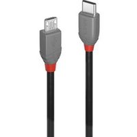 Lindy 36893 USB-kabel 3 m USB 2.0 USB C Micro-USB B Zwart