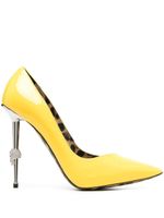 Philipp Plein escarpins Decollete 120 mm à fini verni - Jaune - thumbnail