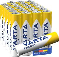 VARTA Energy AAA Micro LR03 Batterij (verpakking met 24 stuks) Alkaline Batterij - Made in Germany - ideaal voor speelgoed zaklamp en andere apparaten op batterijen