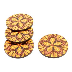 Onderzetters Mandala Stippen (Set van 4)