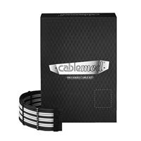 CableMod CM-PCSI-FKIT-NKKW-R PRO ModMesh C-Serie AXi HXi & RM Kabelset - Zwart/Wit - (>) +)