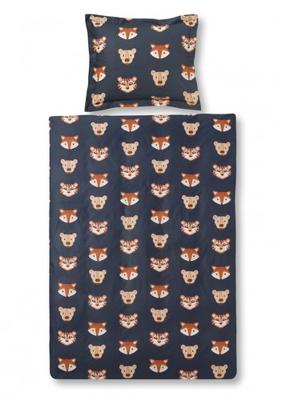 Vandyck Vandyck Dekbedovertrek JUNGLE KIDS jeans blue