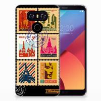 LG G6 Siliconen Back Cover Postzegels
