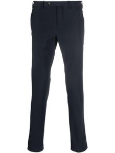 PT Torino pantalon en gabardine à coupe slim - Bleu