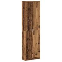 vidaXL Kast Oude Hout 55x25x189 cm Bewerkt Hout