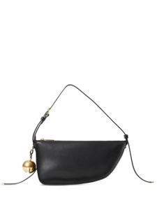 Burberry mini sac porté épaule Shield en cuir - Noir