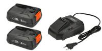 Gardena Startset P4A QC+ 2x2,5Ah Accu&apos;s - Snellader - Geschikt voor 18V Tuingereedschap