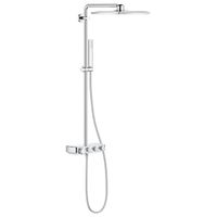 GROHE Euphoria smartcontrol Regendoucheset Opbouw - hoofddouche vierkant 31cm - handdouche staaf - chroom 26508000 - thumbnail