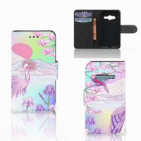 Samsung Galaxy Trend 2 Telefoonhoesje met Pasjes Bird