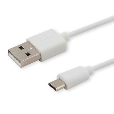 Savio CL-123 USB-kabel 1 m USB 2.0 USB A Micro-USB B Wit