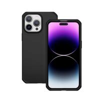 Hülle für iPhone 15–14, einfarbig, Schwarz