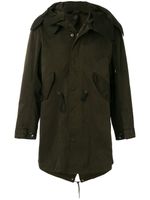 Ten C manteau capuche - Vert - thumbnail