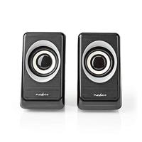 PC-Speaker - 2.0-18 W - 3,5 mm Male - USB Gevoed - Volumebediening - Output