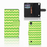 LG X Style Telefoon Hoesje Waves Green