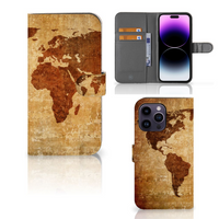 iPhone 15 Pro Max Flip Cover Wereldkaart