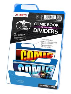 Ultimate Guard Premium Comic Book Dividers Blue (25)