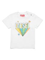 Diesel Kids t-shirt à imprimé Diesel Prisma en coton - Blanc