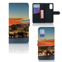 Samsung Galaxy A32 4G Telefoonhoesje met Pasjes Olifanten