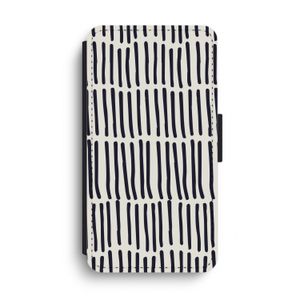 Moroccan stripes: iPhone XS Max Flip Hoesje