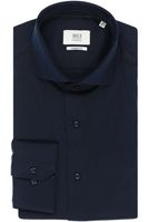 ETERNA 1863 Soft Tailoring Modern Fit Jersey shirt marine, Effen