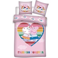 Peppa Pig Dekbedovertrek Friends Forever