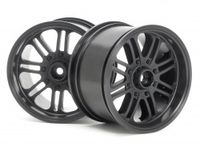 8 spoke wheel black (83x56mm/2pcs) - thumbnail