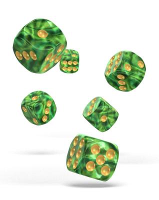 Oakie Doakie Dice D6 Dice 16 mm Gemidice - Jungle (12)