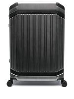 PIQUADRO grande valise zippée Spinner - Argent