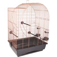 Vogelkooi Kelby Zwart/Koper