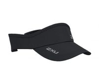 2XU Run Visor zonneklep zwart - thumbnail