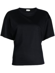 GOODIOUS t-shirt crop à col rond - Noir