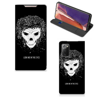 Mobiel BookCase Samsung Galaxy Note20 Skull Hair