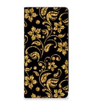 OnePlus 12 Smart Cover Gouden Bloemen - thumbnail