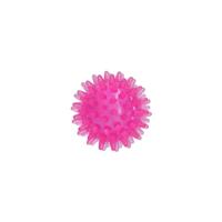 Dog Comets Exoplanet - 5 cm - Hondenspeelgoed - Bal - Apporteerspeelgoed - Egelbal - Water en land - tandjes - Met Pieptoon - Roze - S