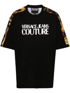 Versace Jeans Couture t-shirt à logo imprimé - Noir