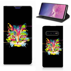 Samsung Galaxy S10 Magnet Case Cat Color