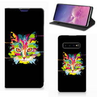 Samsung Galaxy S10 Magnet Case Cat Color - thumbnail