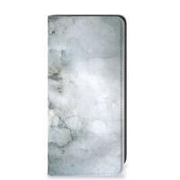 Bookcase Samsung Galaxy A41 Painting Grey - thumbnail