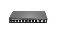 Rouijie Networks RG-ES110D-P 8-poorts 100Mbps met 2 Uplink-poort Onbeheerde desktopswitch