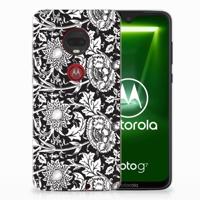 Motorola Moto G7 | G7 Plus TPU Case Black Flowers