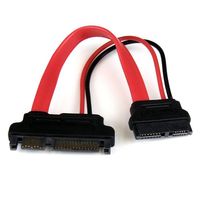 StarTech.com 15cm Slimline SATA naar SATA Adapter met Voeding F/M