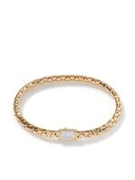 John Hardy bracelet Dot en or 18ct pavé de diamants